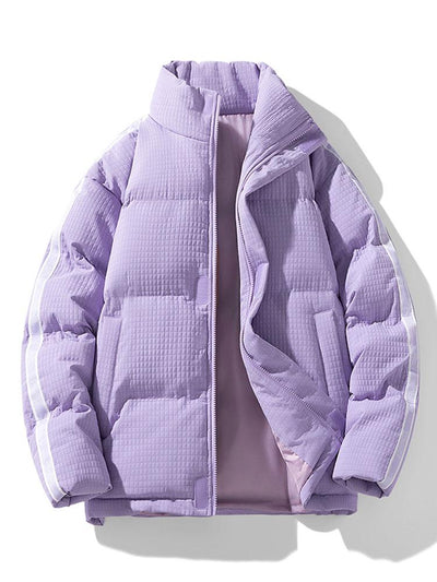 Silas | Waffle Zip Up Puffer Coat
