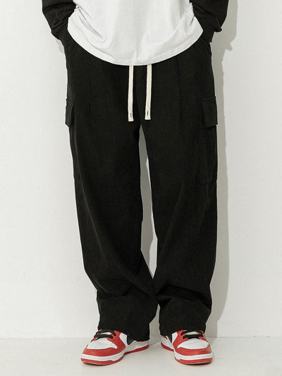 Italo® | Loose Fit Corduroy Cargo Pants