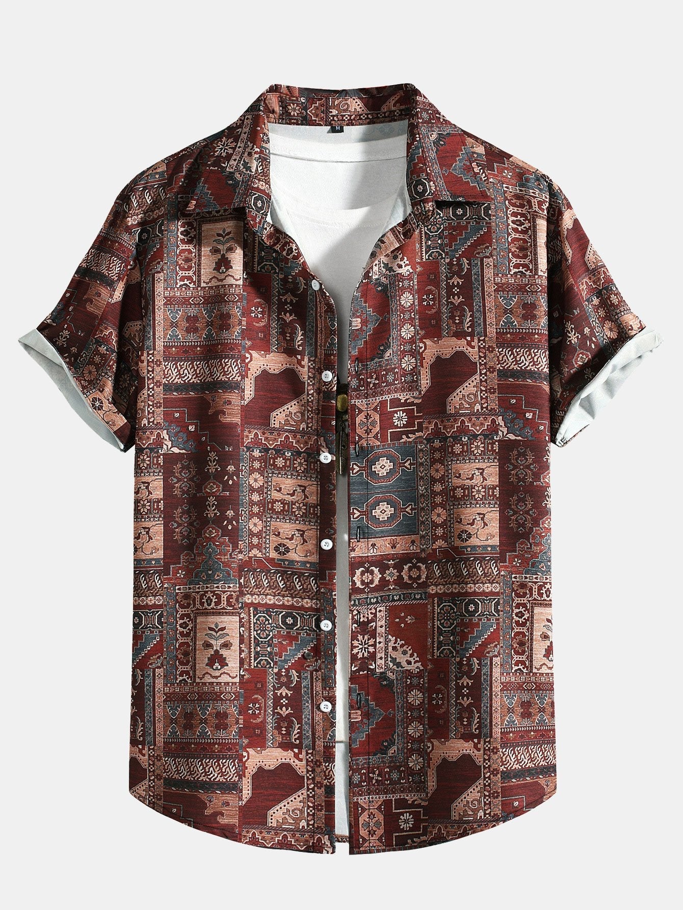 Lincoln® | Tribal Print Button Up Shirt