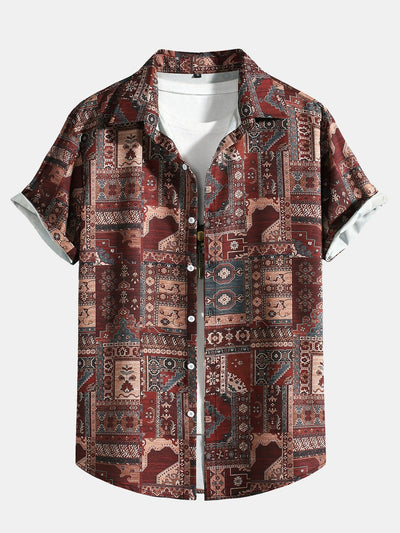 Lincoln® | Tribal Print Button Up Shirt