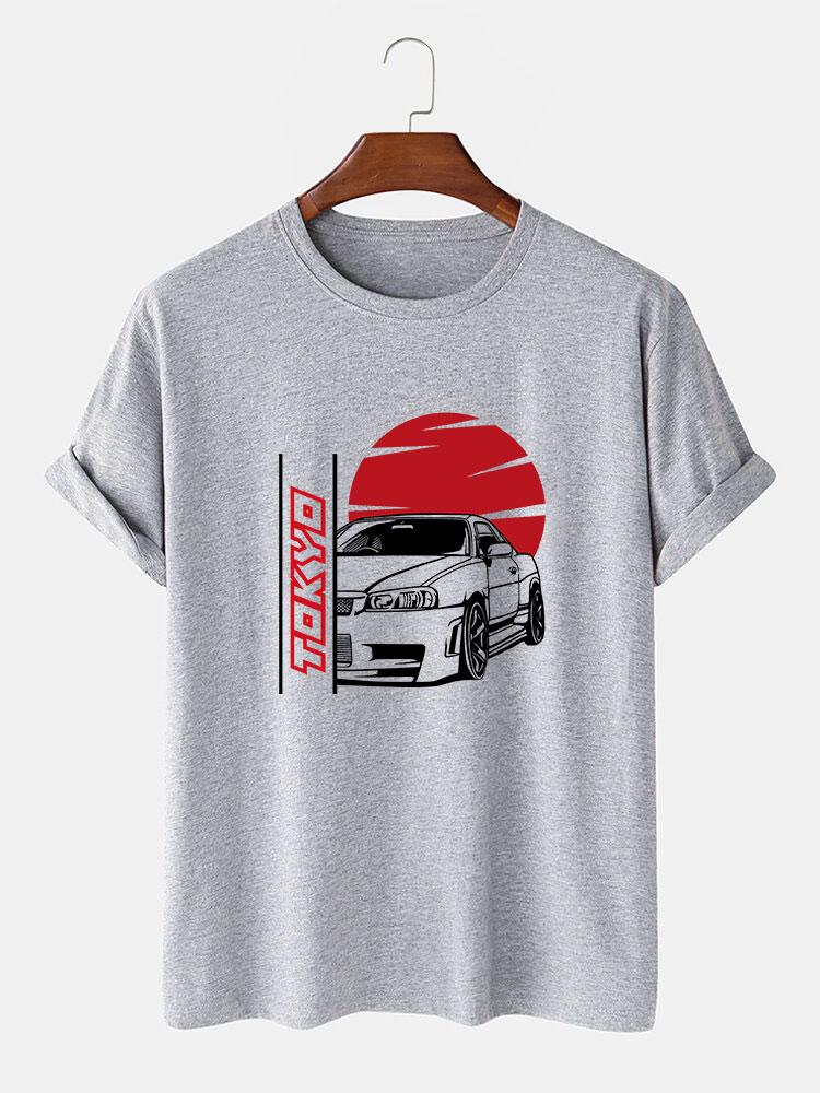 Hunter® | Tokyo Car Print T-Shirt