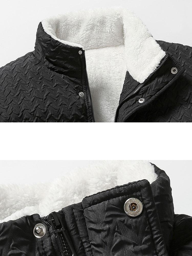 Julio | Teddy Lined Jacquard Coat