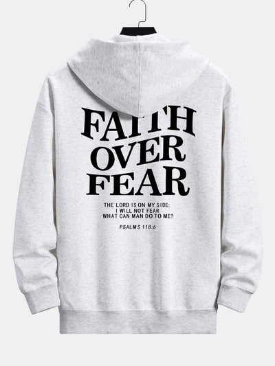 Maximus | Faith Over Fear Print Relax Fit Hoodie