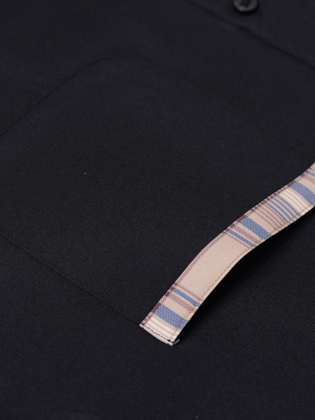 Althair® | Plaid Panel Button Up Shirt