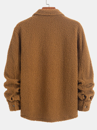 Aldrich® | Teddy Fleece Button Up Shirt