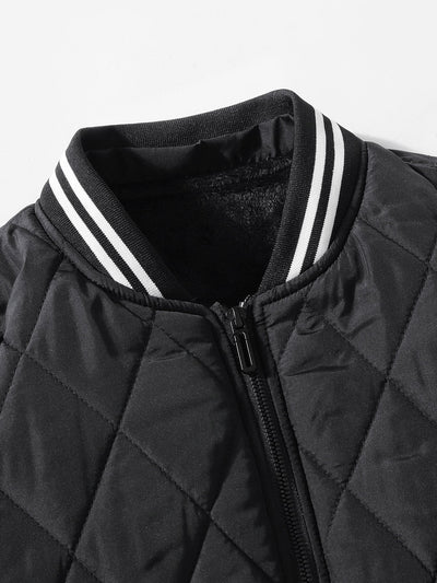Orion | Teddy Lined Detachable Hooded Quilted Coat