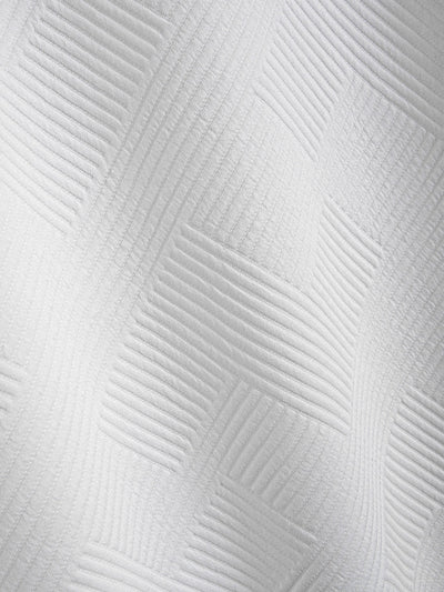 Alejo® | Short Sleeve Stripe Jacquard Arc Hem T-Shirt