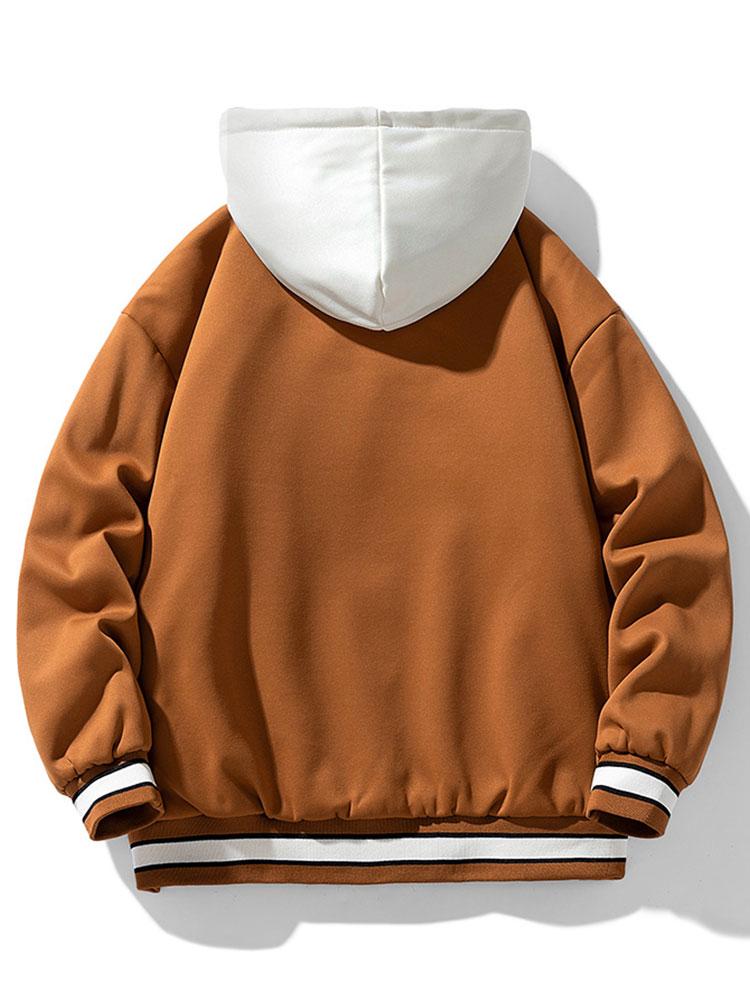 Tyler | Hooded Baseball Jacket