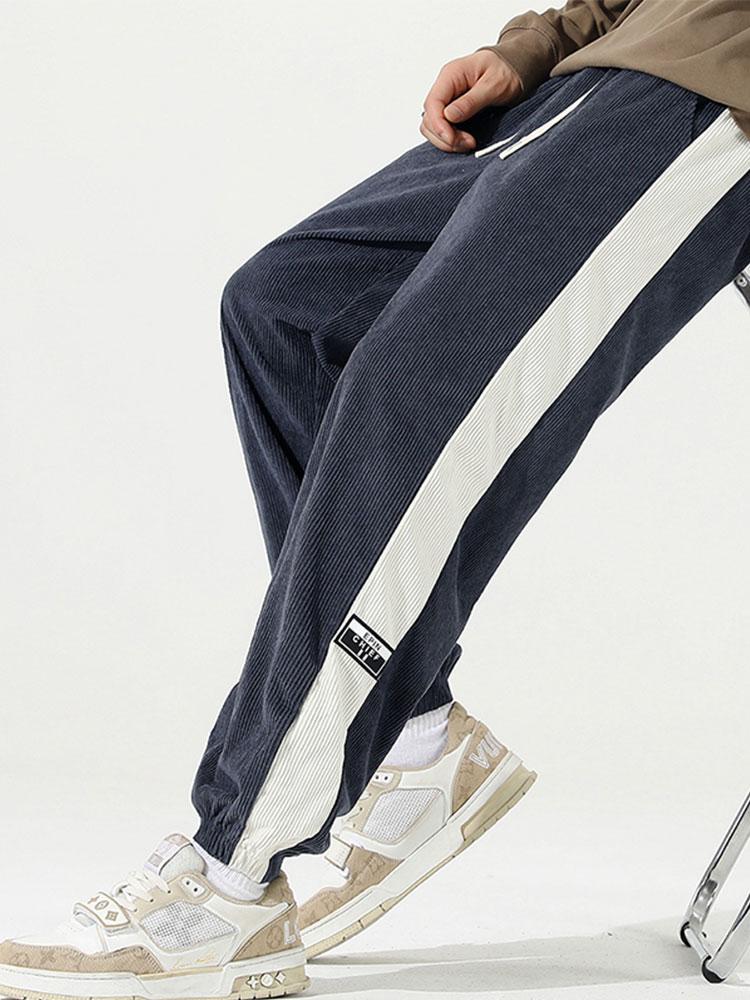 Aurick® | Side Stripe Corduroy Jogging Pants