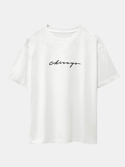 Zacarías® | Chicago Print Heavy Weight Oversize T-Shirt