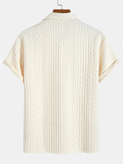 Cipriano® | Twist Textured Jacquard Polo