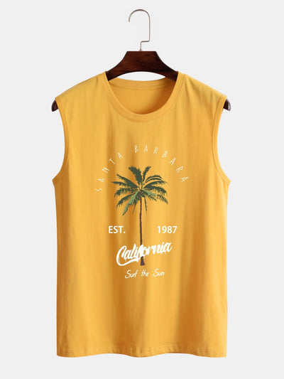 Hector® | California Palm Tree Print Tank Top