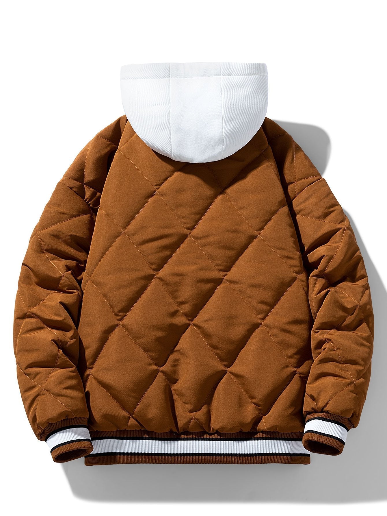 Marco | Quilted Hooded Baseball Jacket
