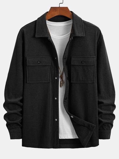 Atilano® | Corduroy Overshirt With Pockets
