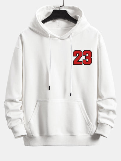 Zayn | Number 23 Print Relax Fit Hoodie