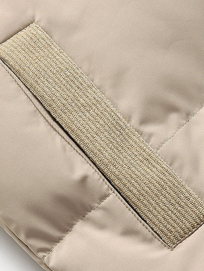 Ezra | Corduroy Patchwork Puffer Jacket