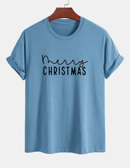 Adelmo® | Christmas Print Cotton T-Shirt
