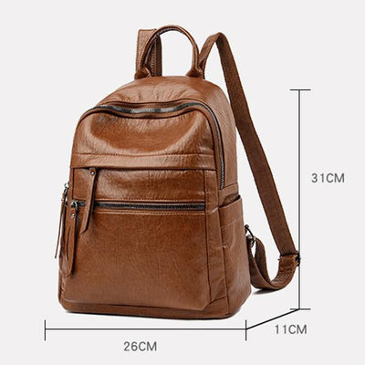 VINE SOFT LEATHER BACKPACK