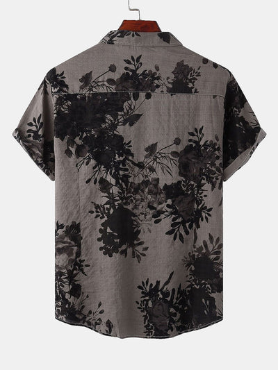 Arleigh® | Ink Floral Print Shirt