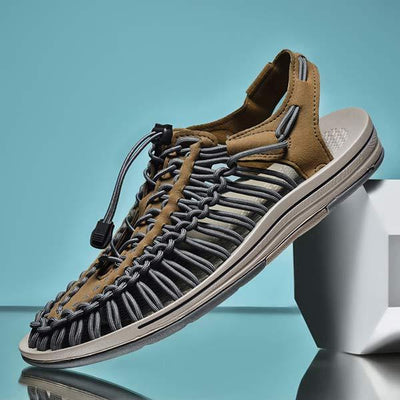 MEN'S HANDWOVEN BEACH SANDALS