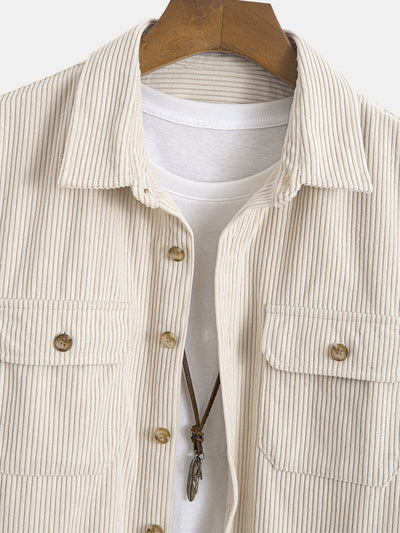 Albie® | Double Pocket Corduroy Shirt
