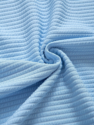 Asher® | Muscle Fit Notch Ribbed Arc Hem T-Shirt