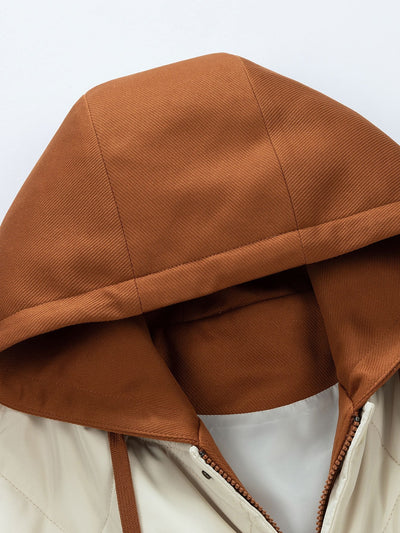 Marco | Quilted Hooded Baseball Jacket