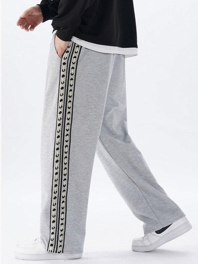 Bardo® | Side Webbing Panel Relax Fit Straight Leg Trousers