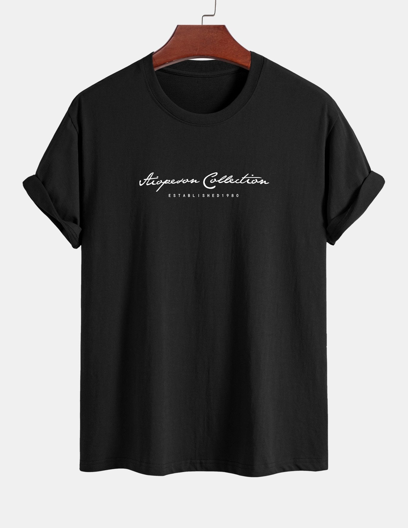 Aristides® | Slogan Print Cotton T-Shirt