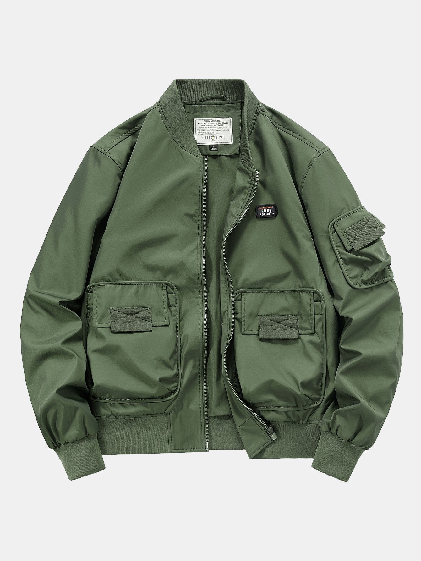 Finn | Multi Pockets Bomber Jacket