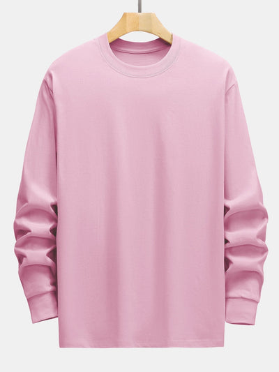 Adelard® | 3 Pieces Basic Long Sleeve Heavy Weight T-Shirts
