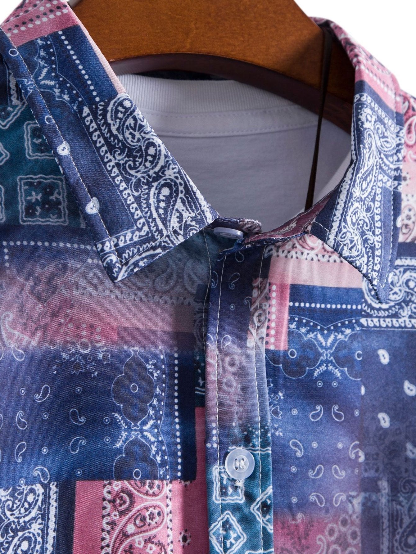 Alston® | Paisley Bandana Print Button Up Shirt