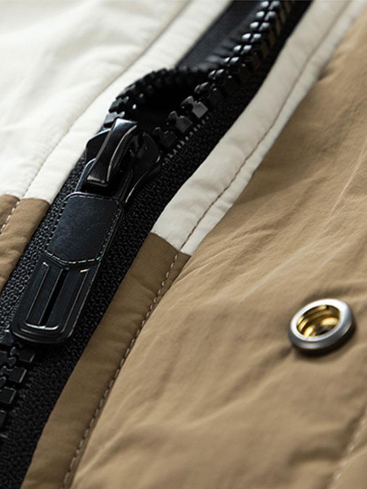 Quinn | Color Block Puffer Jacket