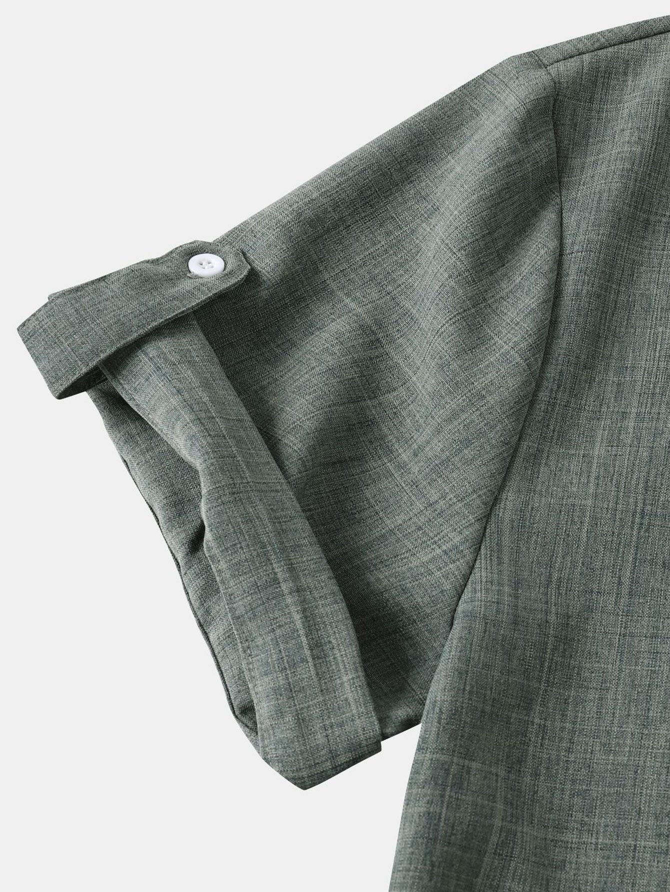 Clifford® | Short Sleeve Linen Look Henley Shirt