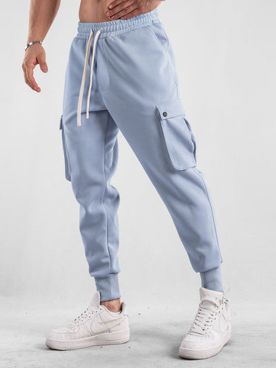 Erasmo® | Drawstring Cargo Jogger Pants
