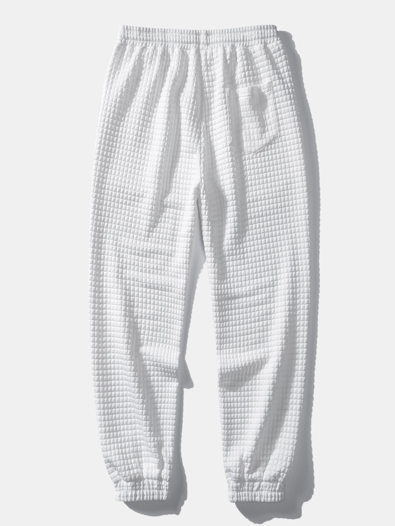 Gustavo® | Drawstring Waffle Jogger Pants