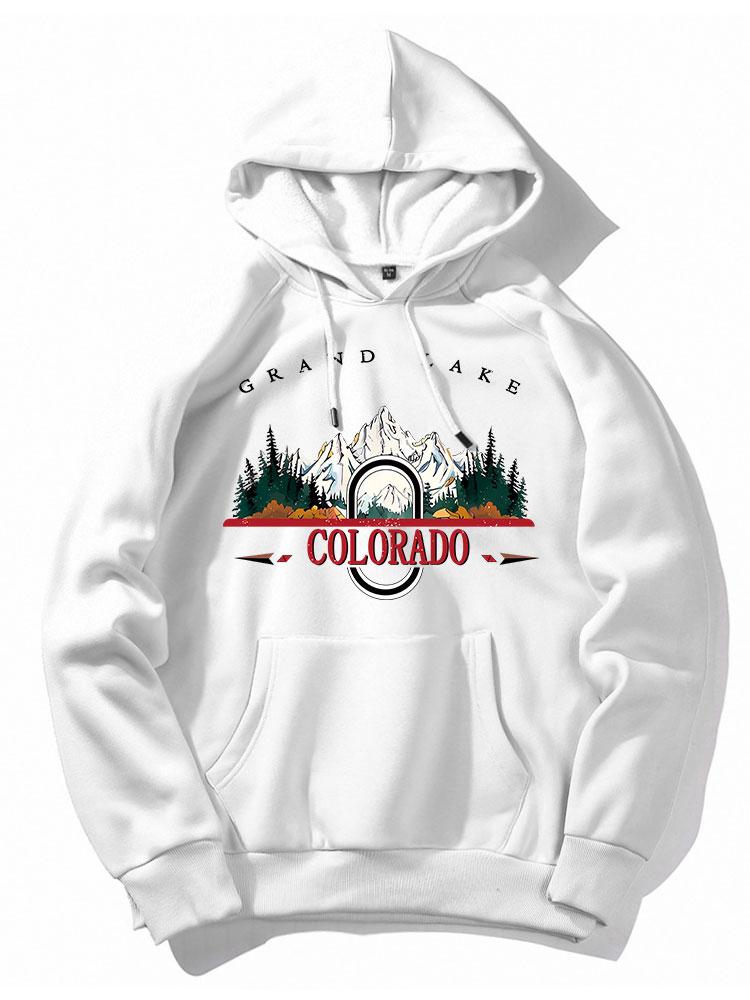 Alaric | Colorado Mountain Print Hoodie