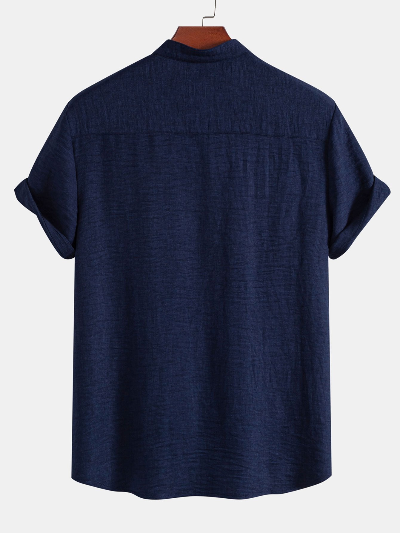 Ananías® | Stand Collar Textured Shirt
