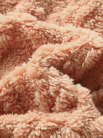 Easton | Geometric Jacquard Teddy Hoodie