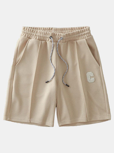 Baidan® | Waffle Drawstring Shorts