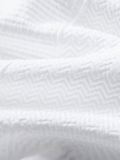 Cyrus® | Geometric Style: Short-Sleeved Cuban Shirt With Geometric Texture