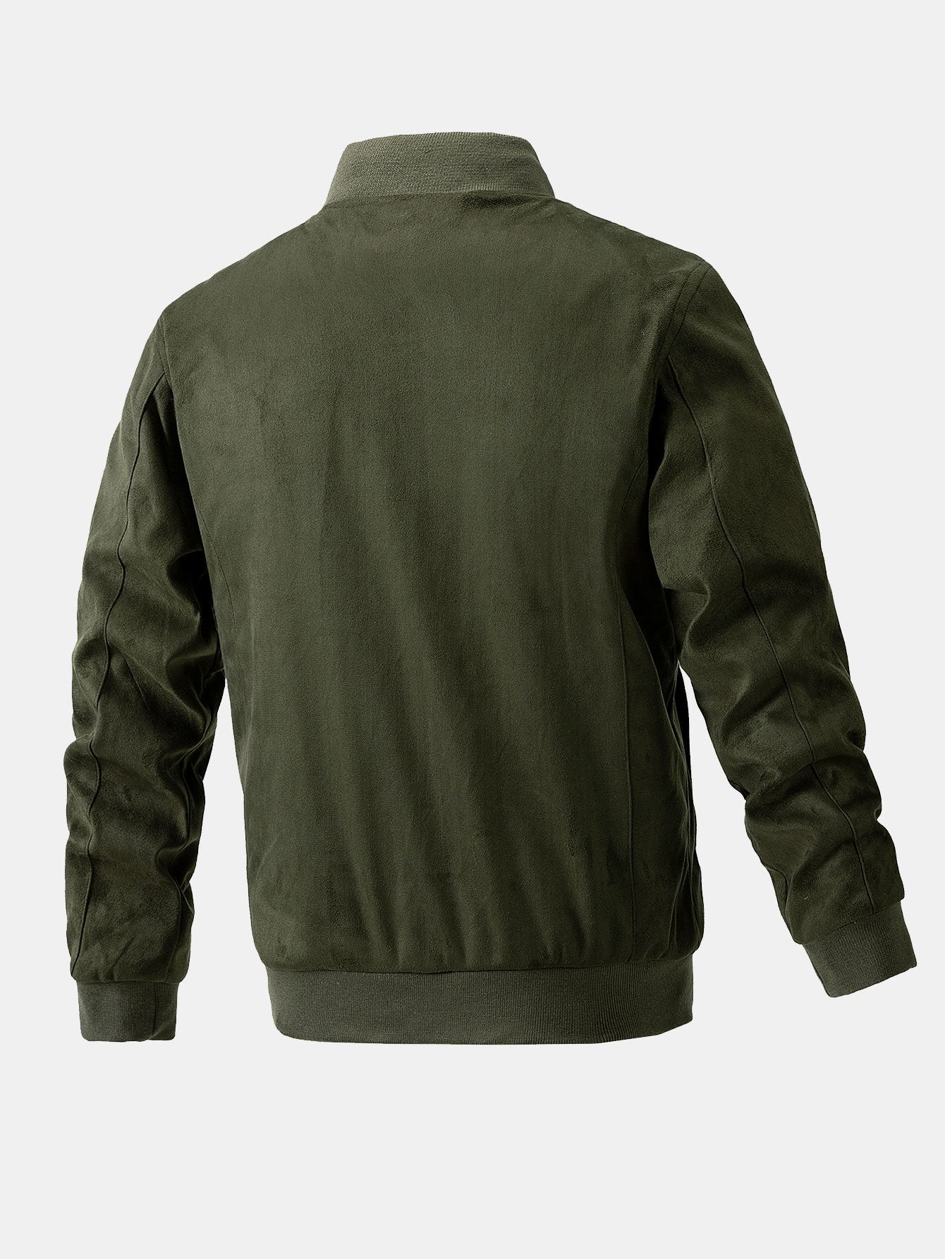 Fletcher | Suede Bomber Jacket With Quilted Liner