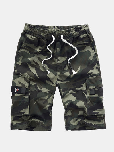 Plato | Drawstring Chino Cargo Shorts