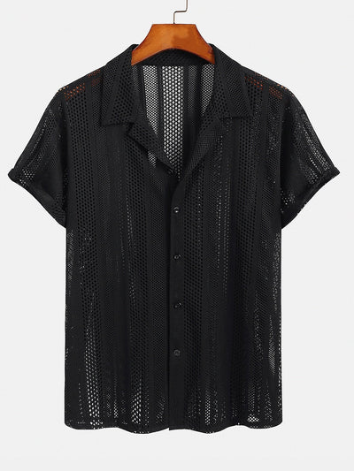 Arunas® | Mesh Textured Shirt