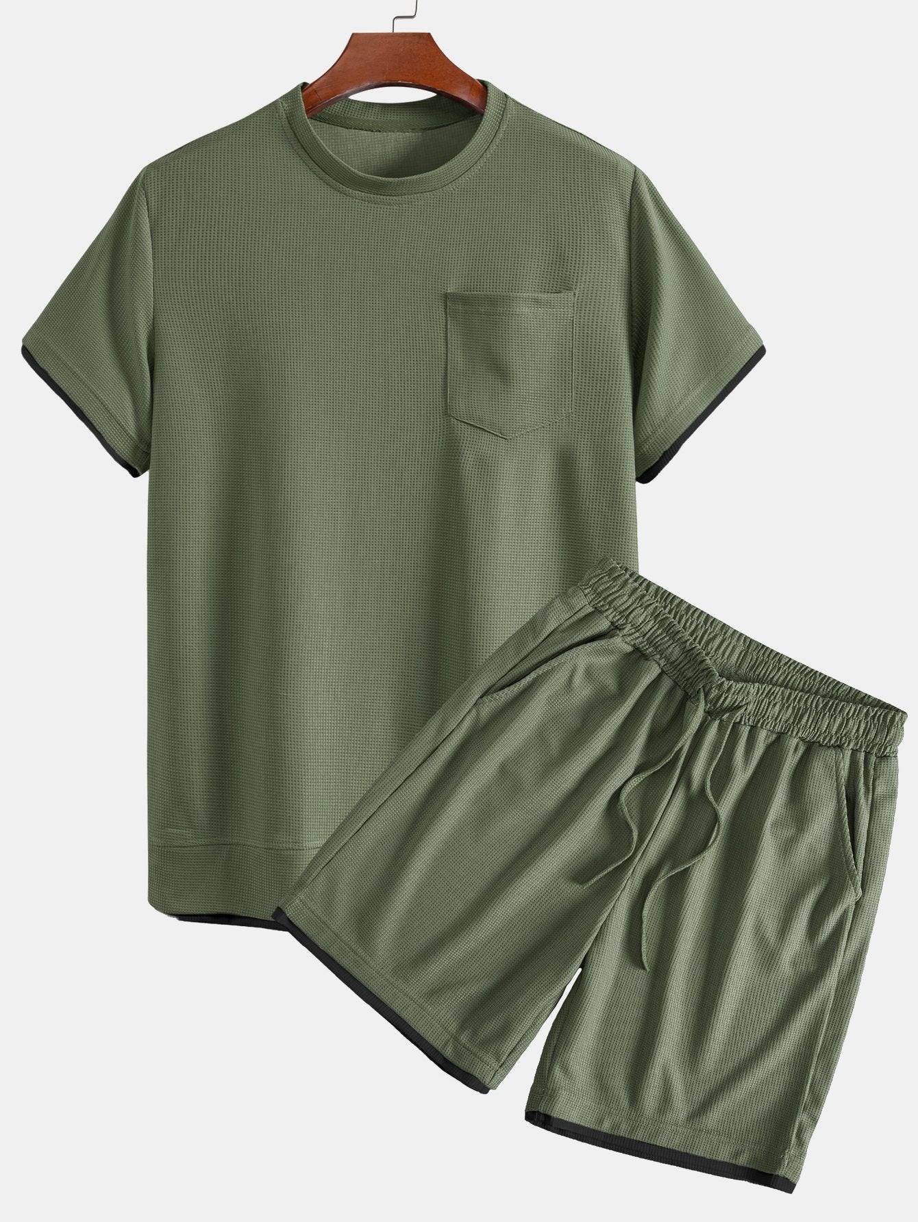 Adalgiso® | 2 In 1 Waffle T-Shirt & Shorts