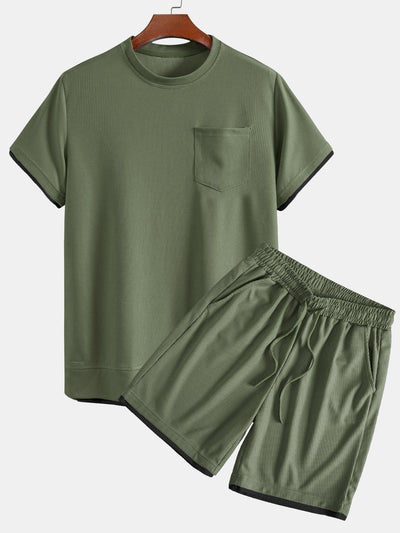 Adalgiso® | 2 In 1 Waffle T-Shirt & Shorts
