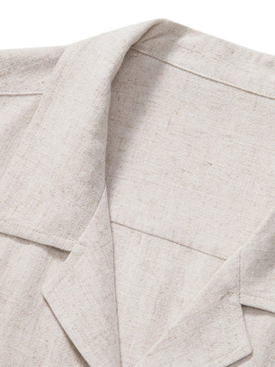 Anskar® | Linen Rayon Blend Cuban Shirt