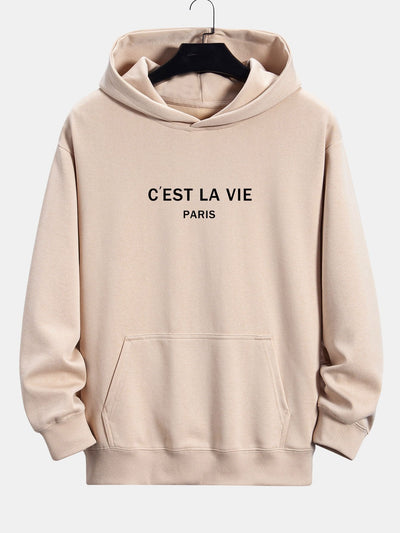 Gus | Paris Print Relax Fit Hoodie