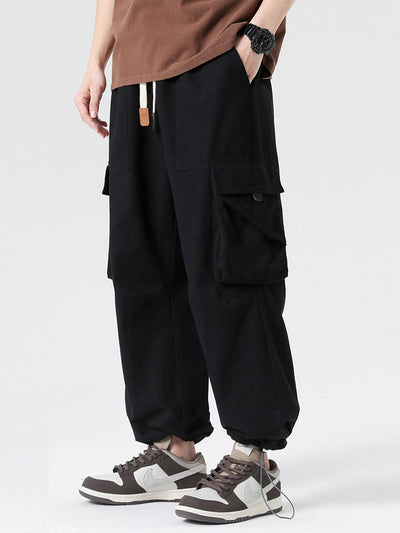 Patricio® | Elastic Drawstring Cuff Parachute Cargo Pants