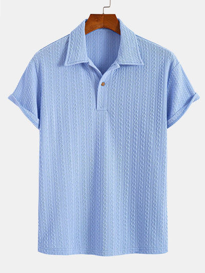 Horace® | Textured Jacquard Polo